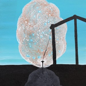 ORIGINAL ARTWORK ACRYLIC ON PAPER