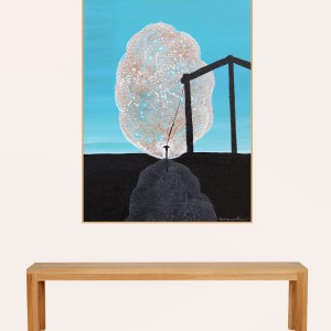 ORIGINAL ARTWORK ACRYLIC ON PAPER