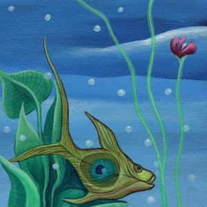 ORIGINAL ARTWORK ACRYLIC ON PAPER
