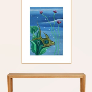 ORIGINAL ARTWORK ACRYLIC ON PAPER