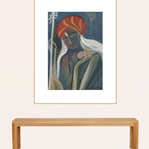 ORIGINAL ARTWORK ACRYLIC ON PAPER