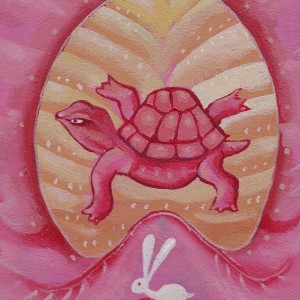 ORIGINAL ARTWORK ACRYLIC ON PAPER