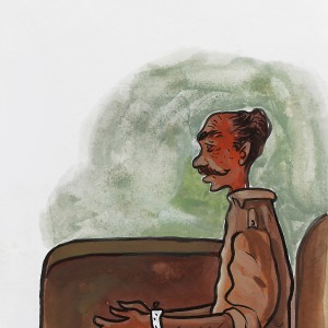 ORIGINAL ARTWORK ACRYLIC ON PAPER