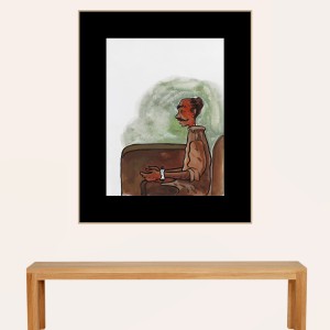ORIGINAL ARTWORK ACRYLIC ON PAPER