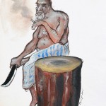 ORIGINAL ARTWORK ACRYLIC ON PAPER