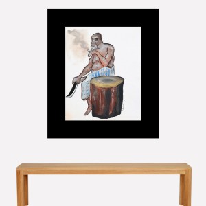 ORIGINAL ARTWORK ACRYLIC ON PAPER