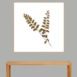 CRAFT WITH NATURAL LEAFS ART PRINT