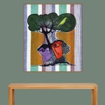 ORIGINAL ARTWORK ACRYLIC ON FABRIC