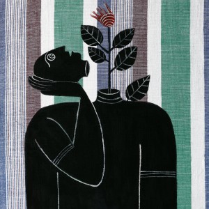 ORIGINAL ARTWORK ACRYLIC ON FABRIC