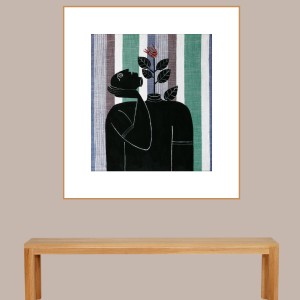 ORIGINAL ARTWORK ACRYLIC ON FABRIC