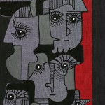 ORIGINAL ARTWORK ACRYLIC ON FABRIC