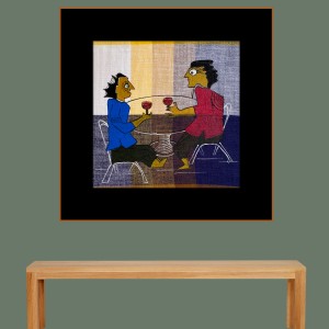 ORIGINAL ARTWORK ACRYLIC ON FABRIC