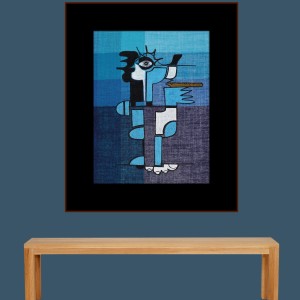ORIGINAL ARTWORK ACRYLIC ON FABRIC