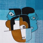 ORIGINAL ARTWORK ACRYLIC ON FABRIC