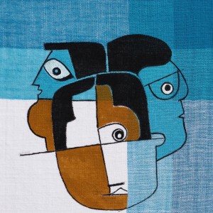 ORIGINAL ARTWORK ACRYLIC ON FABRIC
