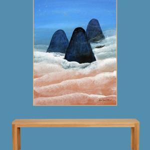ORIGINAL ARTWORK ACRYLIC ON PAPER
