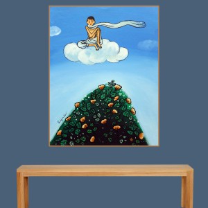ORIGINAL ARTWORK ACRYLIC ON PAPER