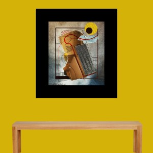 ORIGINAL ARTWORK PAPER COLLAGE