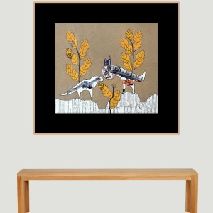ORIGINAL ARTWORK PAPER COLLAGE