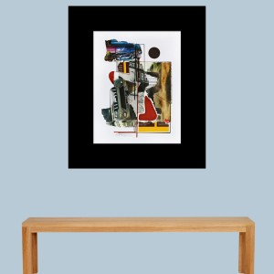 ORIGINAL ARTWORK PAPER COLLAGE