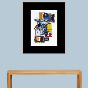 ORIGINAL ARTWORK PAPER COLLAGE