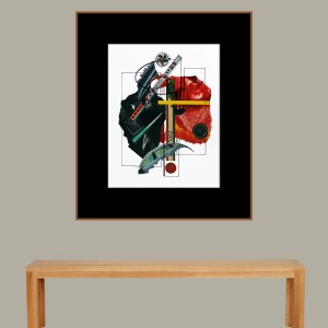 ORIGINAL ARTWORK PAPER COLLAGE
