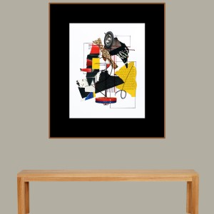 ORIGINAL ARTWORK PAPER COLLAGE