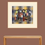 ACRYLIC ON FABRIC ARTPRINT