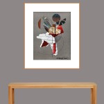 ORIGINAL ARTWORK PAPER COLLAGE