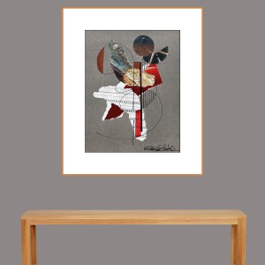 ORIGINAL ARTWORK PAPER COLLAGE
