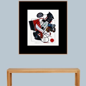 ORIGINAL ARTWORK PAPER COLLAGE