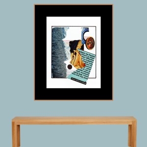 ORIGINAL ARTWORK PAPER COLLAGE