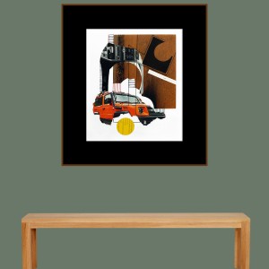 ORIGINAL ARTWORK PAPER COLLAGE