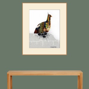 ORIGINAL ART WORK PAPER COLLAGE