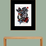 ORIGINAL ARTWORK PAPER COLLAGE