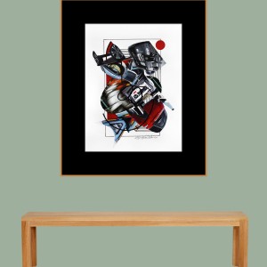 ORIGINAL ARTWORK PAPER COLLAGE