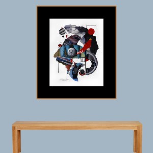 ORIGINAL ARTWORK PAPER COLLAGE