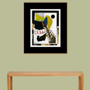 ORIGINAL ARTWORK PAPER COLLAGE