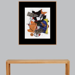 ORIGINAL ARTWORK PAPER COLLAGE