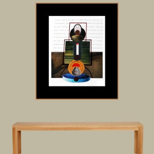 ORIGINAL ARTWORK PAPER COLLAGE