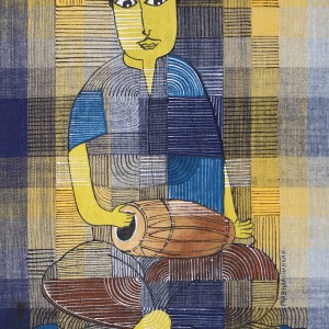 ORIGINAL ARTWORK ACRYLIC ON FABRIC