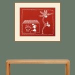 ACRYLIC ON FABRIC ARTPRINT