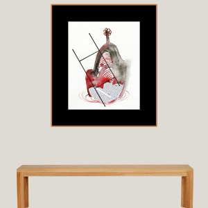 ORIGINAL ARTWORK PAPER COLLAGE