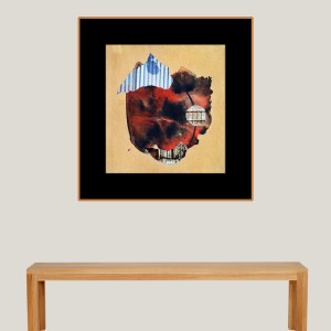 ORIGINAL ARTWORK PAPER COLLAGE