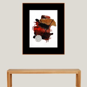 ORIGINAL ARTWORK PAPER COLLAGE
