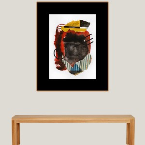 ORIGINAL ARTWORK PAPER COLLAGE