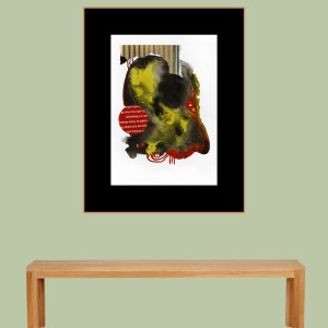 ORIGINAL ARTWORK PAPER COLLAGE
