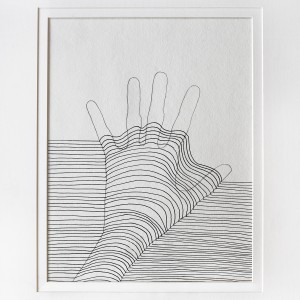 ORIGINAL ARTWORK WITH  DOUBLE MAT