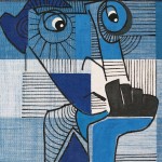 ORIGINAL ARTWORK ACRYLIC ON FABRIC
