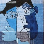 ORIGINAL ARTWORK ACRYLIC ON FABRIC